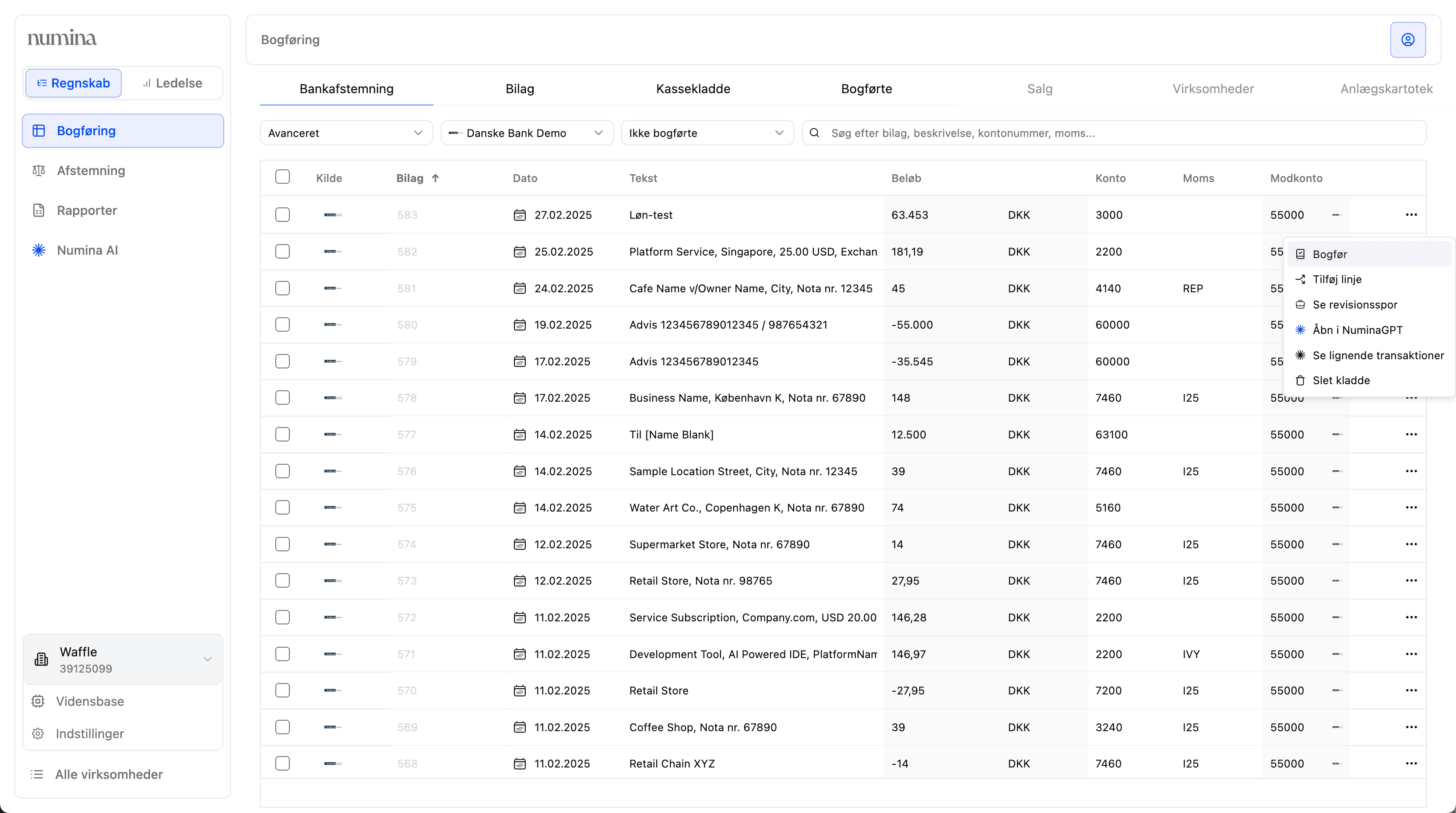 Numina Platform Screenshot